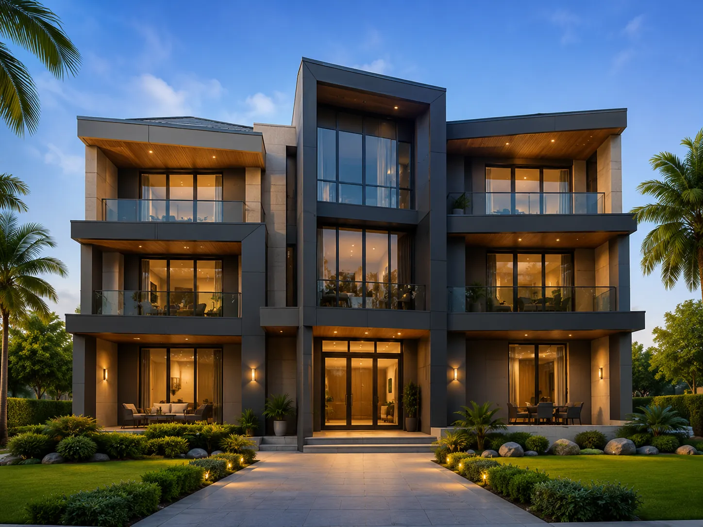 Modern Duplex House